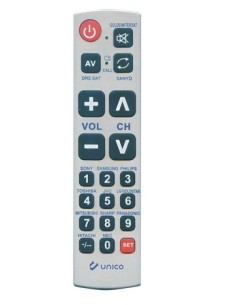 TELECOMANDO UNIVERSALE FACILITATO PER TELEVISORI (RT 9661)