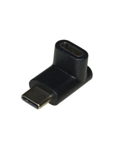 ADATTATORE USB-C 2.0 MASCHIO/FEMMINA 90 ANGOLATO ALTO/BASSO (LKADAT148)