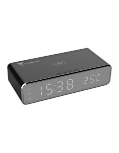 SVEGLIA DIGITALE TM-W258-BK CON FUNZIONE DI RICARICA WIRELESS - NERO