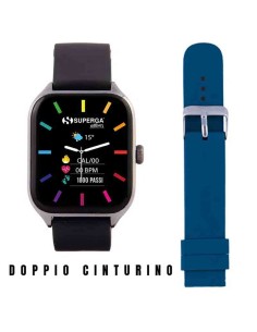 SMARTWATCH SWT-STC004 + CINTURINO WINNER SILICONE NERO O BLU