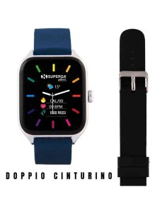 SMARTWATCH SWT-STC010 + CINTURINO WINNER SILICONE NERO O BLU