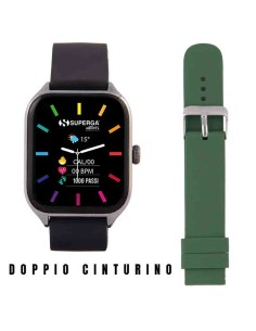 SMARTWATCH SWT-STC009 + CINTURINO WINNER SILICONE NERO O VERDE