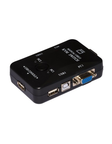 SWITCH KVM 2 PC CON PORTE 2 VGA E 2 USB (LKKWM2)