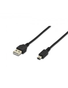 CAVO USB 2.0 A-MINI B M-M NERO (AK300130018S)