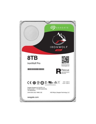 HARD DISK 8 TB IRONWOLF SATA 3 3.5" NAS (ST8000VN004)