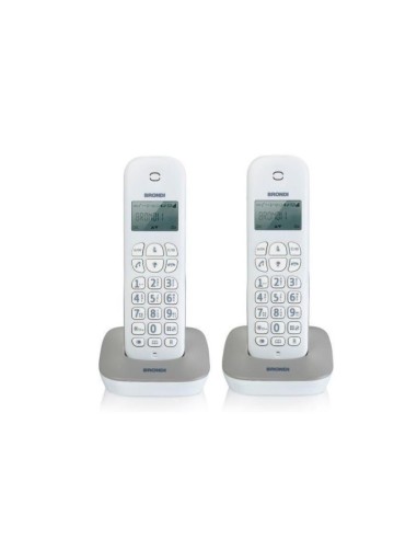 TELEFONO CORDLESS GALA TWIN BIANCO/GRIGIO