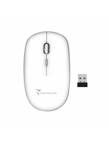 MOUSE TM-MUSWN4B-WH BIANCO WIRELESS