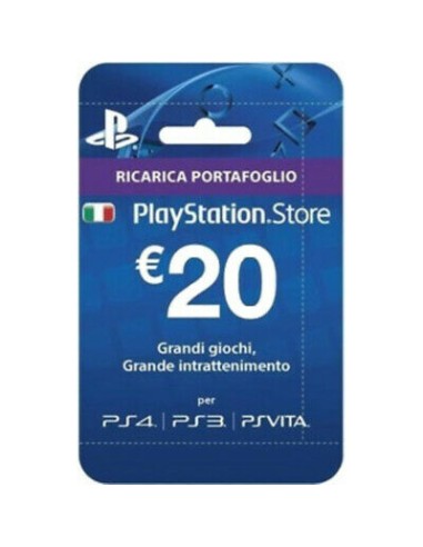 CARD PLAYSTATION HANG - RICARICA 20 EURO