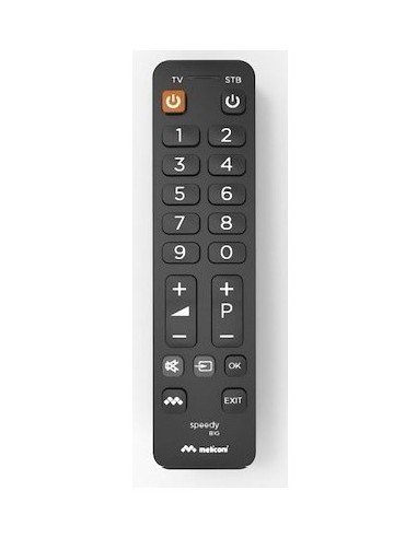 TELECOMANDO UNIVERSALE 2 IN 1 TV+DECODER - SEMPLIFICATO TASTI GRANDI (SPEEDY 2.1)