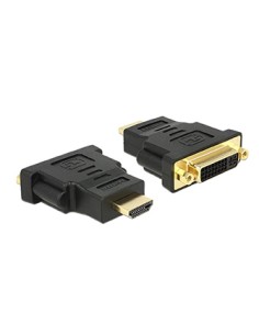 ADATTATORE SPINA HDMI (19PIN) A PRESA DVI-D DUAL LINK (24+5) DORATO