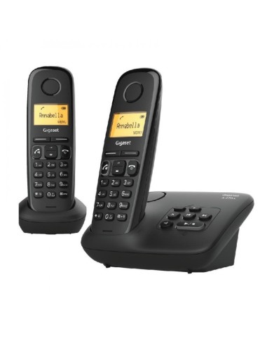 TELEFONO CORDLESS GIGASET A270A DUO NERO VIVAVOCE (SIEA270ADUO)