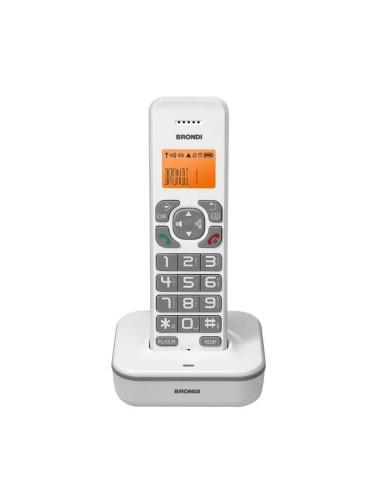 TELEFONO CORDLESS BRAVO STAR BIANCO/GRIGIO