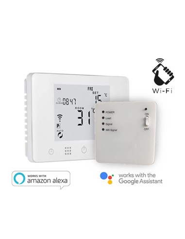 CRONOTERMOSTATO DIGITALE XH-CTB WI-FI CON RICEVITORE RF