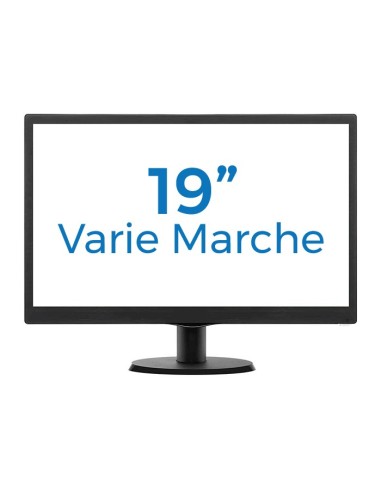 MONITOR 19" VARIE MARCHE NO BOX - RICONDIZIONATO GR. A / A- GAR. 3 MESI (COLORI ASSORTITI)