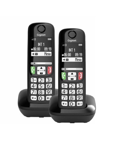 TELEFONO CORDLESS GIGASET E270 DUO NERO (L36852-H2816-K131)