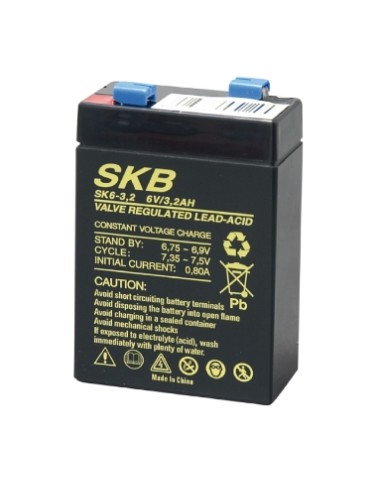 BATTERIA AL PIOMBO 6V 3.2AH (SK6-3.2)