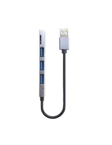 HUB Q-T89 CON 3 PORTE USB 3.0 + 1 MICRO SD CARD SLOT (Q-T89)