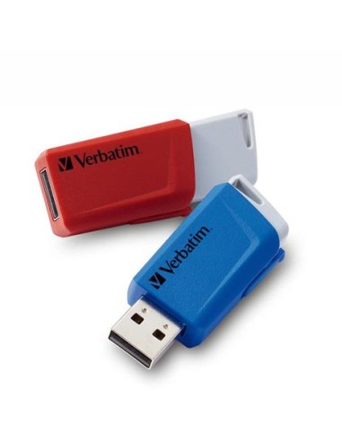 PEN DRIVE STORE'N'CLICK 32GB USB3.0 - 2 PEZZI ROSSO/BLU (49308)