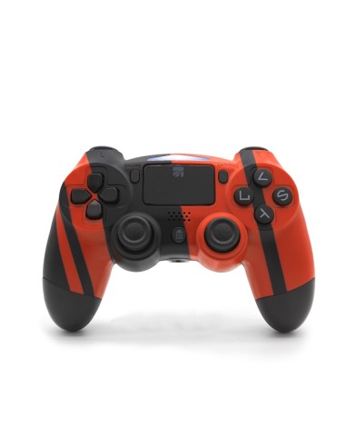 GAMEPAD JOYPAD CONTROLLER WIRELESS BT PER PS4 ROSSO/NERO (90466B)