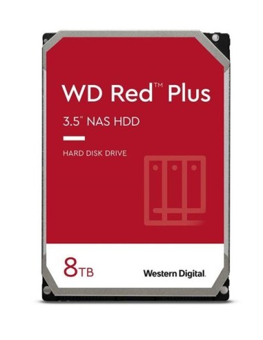 HARD DISK RED PLUS 8 TB SATA 3 3.5" NAS (WD80EFZZ)