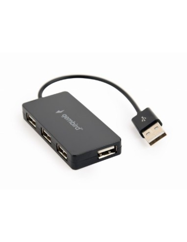 HUB 4 PORTE USB NERO (UHB-U2P4-04)