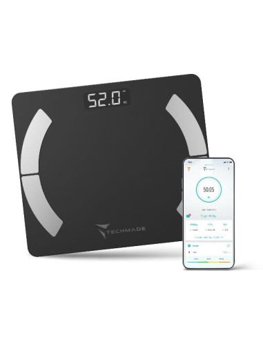 BILANCIA PESAPERSONE SMART DIGITALE ELETTRONICA - NERA (TM-SCALE-BK)