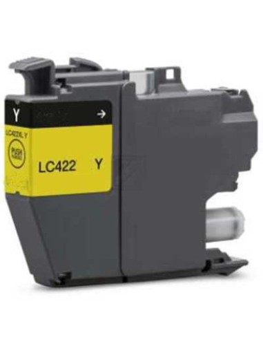 CARTUCCIA COMPATIBILE BROTHER LC422 GIALLO