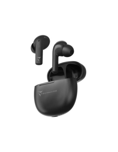 AURICOLARI BLUETOOTH EARBUDS CON BOX DI RICARICA NERO (TM-K201E-BK)