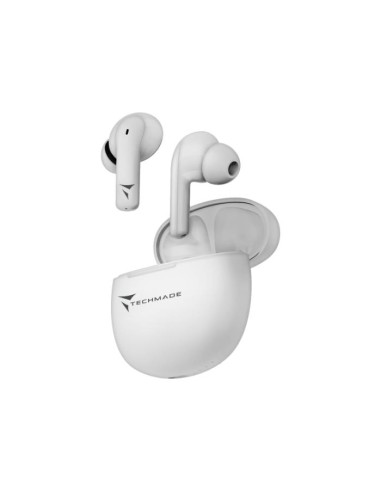 AURICOLARI BLUETOOTH EARBUDS CON BOX DI RICARICA BIANCO (TM-K201E-WH)