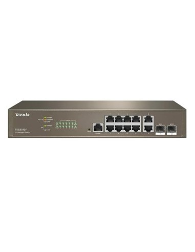 SWITCH RETE 10 PORTE TEG5312F GESTITO L3 GIGABIT ETHERNET (10/100/1000) E 2 PORTE SFP BASE-X 1000 MBPS