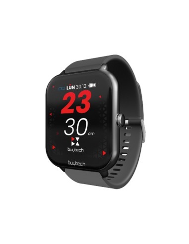 SMARTWATCH BUYTECH BY-ALFA-BK CASSA NERA CINTURINO SILICONE