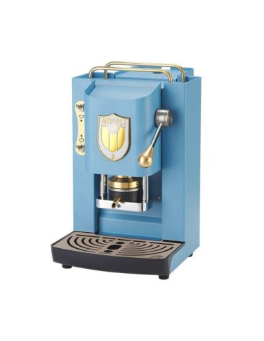 MACCHINA DA CAFFE' A CIALDE MINI DELUXE NAPOLI EDITION (AZZURRO + SCUDETTO BIANCO)