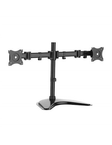 BRACCIO SUPPORTO DA TAVOLO CON BASE PER 2 MONITOR 13-27" FINO A 8 KG A 3 SNODI (LKBR08)