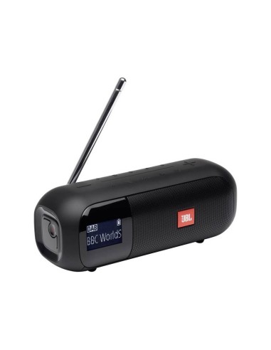 CASSA SPEAKER TUNER 2 BLACK ALTOPARLANTE PORTATILE BLUETOOTH CON RADIO DIGITALE (JBLTUNER2BLK)