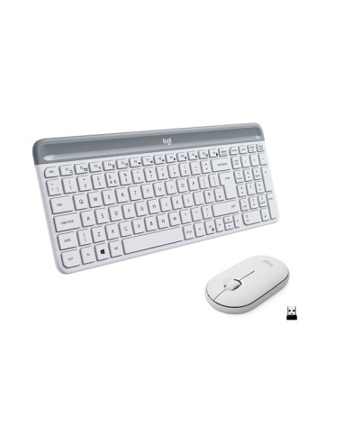 KIT MK470 TASTIERA + MOUSE NANO WIRELESS COMBO BIANCO (920-009197)