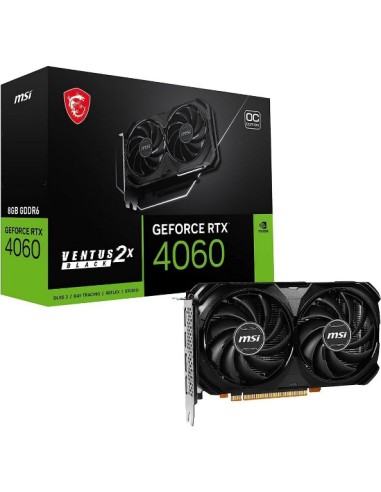 SCHEDA VIDEO GEFORCE RTX 4060 VENTUS 2X BLACK OC 8 GB (V516-004R)