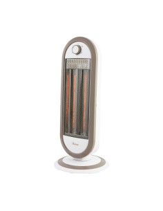 STUFA AL CARBONIO OSCILLANTE TIZZO AR4B01B RISCALDATORE AMBIENTE ELETTRICO - INTERNO BIANCO 900W