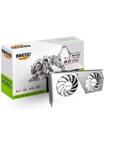 SCHEDA VIDEO GEFORCE RTX 4060 8 GB TWIN X2 OC WHITE (N40602-08D6X-173051W)