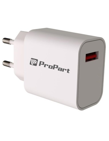 CARICABATTERIE DA PARETE 18W QC FAST CHARGE USB-A (E693-QC18W)