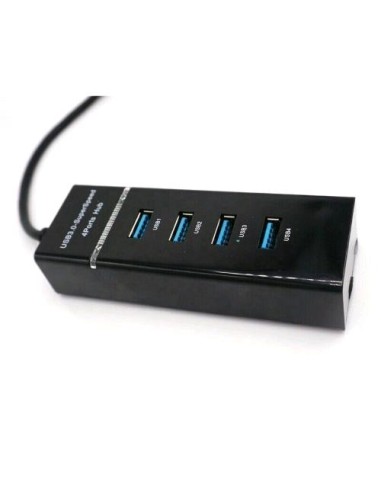 HUB 4 PORTE USB 3.0 (LE-663) NERO