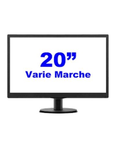 MONITOR 20" VARI MODELLI LED NO BOX - RICONDIZIONATO GR. A/A- GAR. 3 MESI