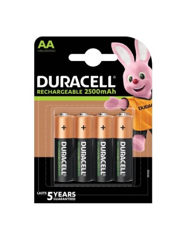 BATTERIE RICARICABILI STILO AA 2500MAH CONF. 4PZ