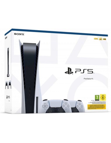 CONSOLE PLAYSTATION 5 PS5 CON LETTORE + 2 CONTROLLER DUALSENSE (1000036478)