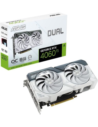 SCHEDA VIDEO GEFORCE RTX 4060 TI DUAL WHITE OC 8 GB (90YV0J42-M0NA00)