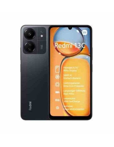 SMARTPHONE REDMI 13C 256GB BLACK NERO DUAL SIM