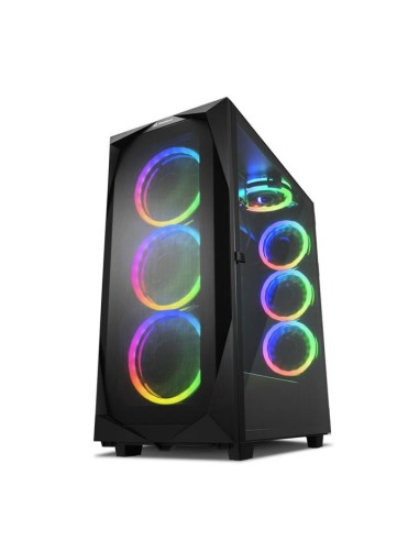 CASE GAMING REV300 BLACK RGB ATX NERO NO ALIMENTATORE