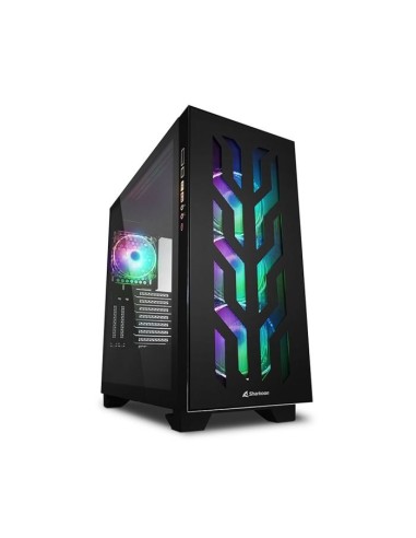 CASE GAMING CA300T SHARK BLACK ATX NERO RGB NO ALIMENTATORE