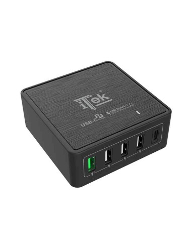 CARICABATTERIE DA TAVOLO CON 5 PORTE USB - 60W (ITSCT4UC60)