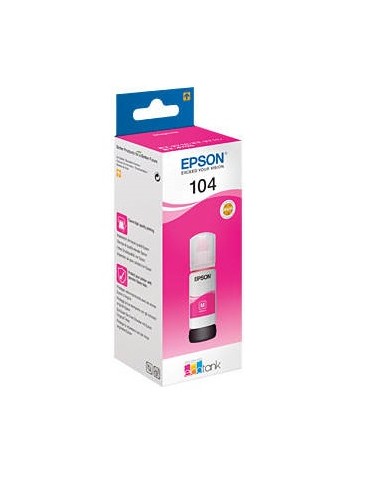 CARTUCCIA ORIGINALE ECOTANK 104 (C13T00P340) MAGENTA