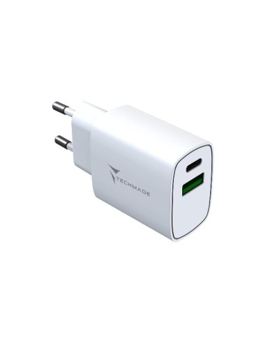 CARICABATTERIE 20W 1PORTA USB-C/USB-A FAST CHARGE (TM-P926-PQ320W)